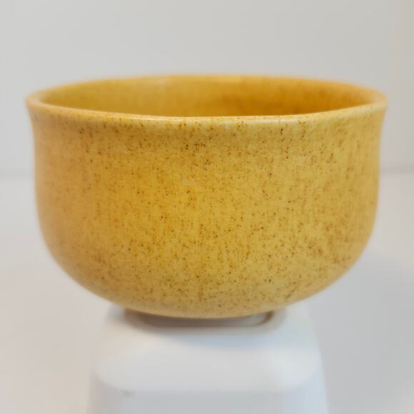 Abu Gosh Ceramics Jerusalem Bowl With Handle Yellow Pottery Israel - Picture 3 of 9